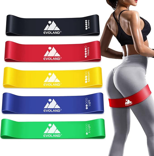 Resistance Bands Set, Workout Bands with Handles, Door Anchor, Ankle Straps and Carry Bag, Exercise Bands for Shape Body and Home Workouts-StrideForce Fitness