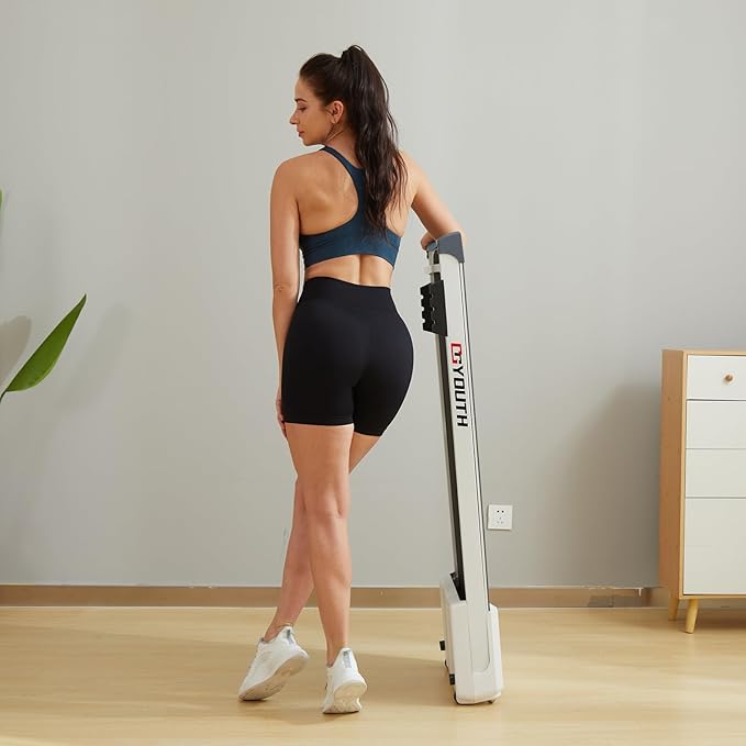 GOYOUTH 2 in 1 Under Desk Electric Treadmill Motorized Exercise Machine with Wireless Speaker, Remote Control and LED Display, Walking Jogging Machine for Home/Office Use-StrideForce Fitness