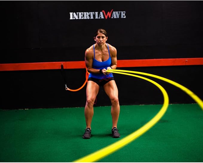 Dynamic Rubber Battle Ropes Alternative for Home and Gym