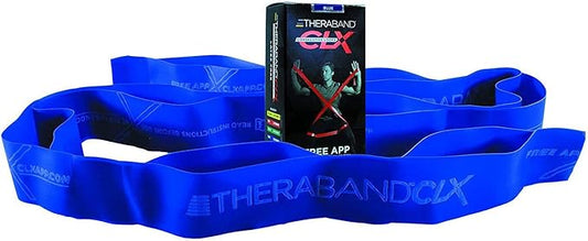 THERABAND CLX Resistance Band with Loops-StrideForce Fitness
