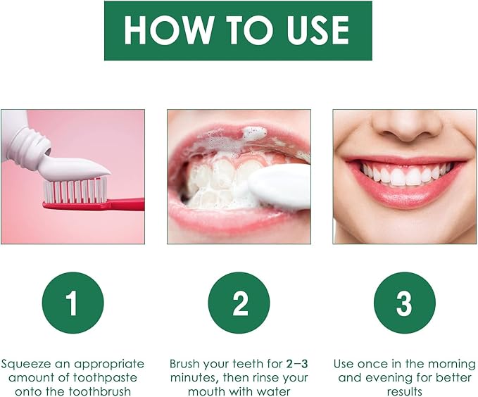 Mint Toothpaste, 3.5 oz Non Fluoride Toothpaste, All-Natural Organic Tooth-Paste, Fresher Breath, Happier Gums, Tooth Sensitivity for for Sensitive Teeth