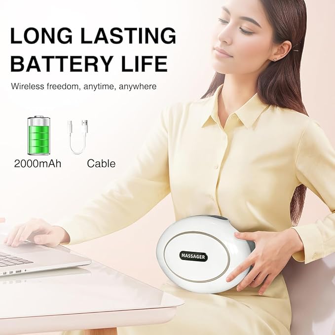 Abdominal Massager, Stomach Massage for Digestion, Stomach Relaxation, and Digestive Relief - Belly Cellulite Massager for Flattening Belly, Gas, Bloating, and Constipation-StrideForce Fitness