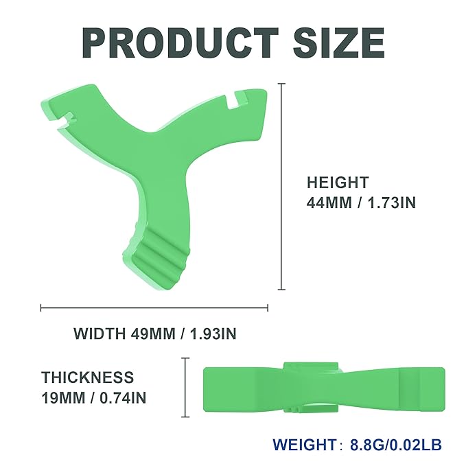 Chewies for Invisalign Aligner, DLENP 8 PCS Y-Shaped Chewies for Aligner Trays Seater Orthodontic Munchies for Invisalign(8 Pcs Green/Mint Flavor)