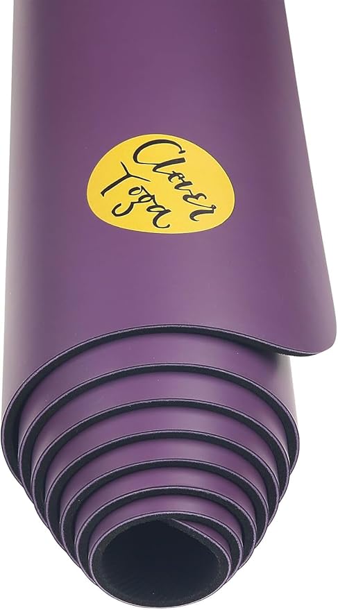 Clever Yoga Liquid Balance Thick Yoga Mat - Pro Exercise Yoga Mat with Non-Slip Surface for Home Gym, Earth-Friendly & Recyclable Pilates and Workout Pad Women & Men, 4.5 mm-StrideForce Fitness