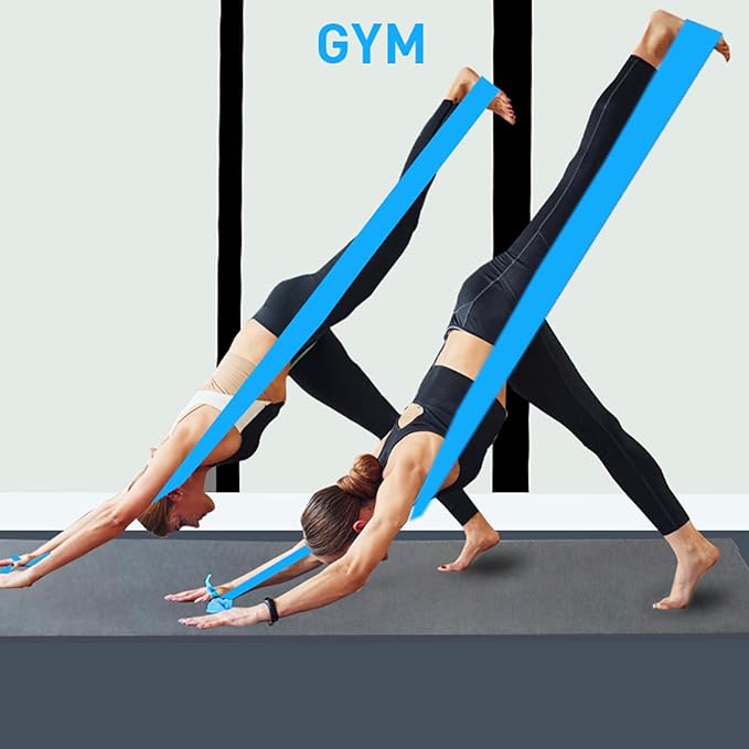 Resistance Bands,Professional Long Non-Latex Elastic Stretch Bands,Exercise Bands for Physical Therapy, Yoga, Pilates, Rehab, at-Home or The Gym Workouts, Strength Training-StrideForce Fitness