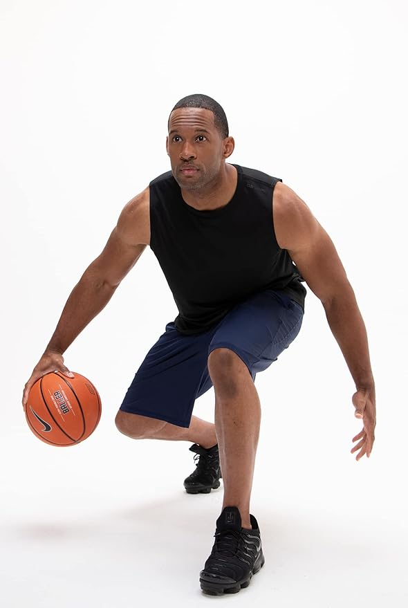 DEVOPS Men's 2-Pack Loose-Fit 10" Workout Gym Shorts with Pockets-StrideForce Fitness