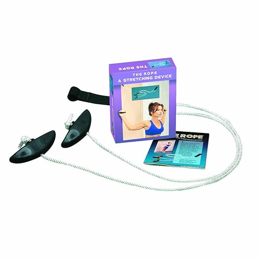 Home Ranger-The Rope Assisted Stretching Device, Over The Door Range of Motion Exercise System with Web Anchor Strap and Ergonomic Handles-StrideForce Fitness