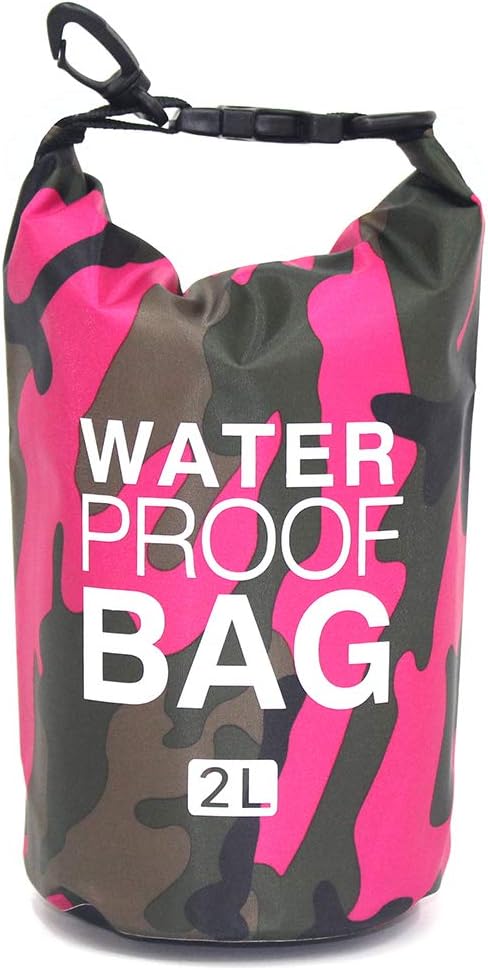 Waterproof Dry Bag 2L/5L/10L/15L/20L/30L, Roll Top Sack Keeps Gear Dry for Kayaking, Rafting, Boating, Swimming, Camping, Hiking, Beach, Fishing with Free Waterproof Phone Case-StrideForce Fitness