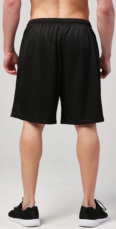 DEVOPS Men's 2-Pack Loose-Fit 10" Workout Gym Shorts with Pockets-StrideForce Fitness