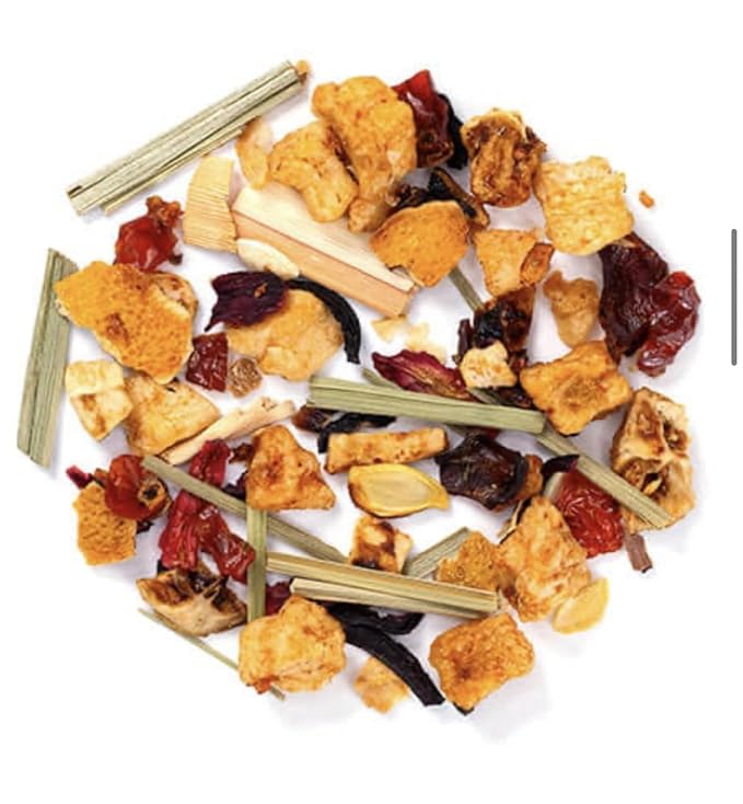 Bellasia Tea Strawberry Lemonade for Kids Using Real Fruit Pieces - Caffeine Free Herbal Tea with Real Ingredients & Balanced Flavor- Add Loose Leaf Tea to Your Child’s Routine for A Fun & Tasty Drink. 20-25 Cups-StrideForce Fitness