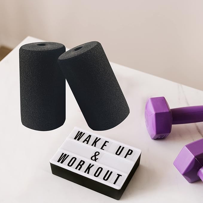 Foot Foam Pads Rollers Replacement,Replacement foam pads,Machine tube leg foam roller pad replacement,Roller Pad for Leg Extension for Weight Bench,Inversion Table and gym exercise equipments-StrideForce Fitness