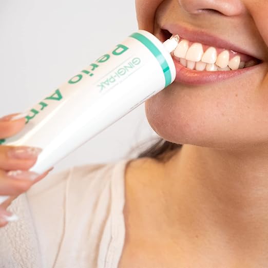 Perio Armor 1.7% HP Oral Cleansing Gel for Healthy Gums and A White Smile - Boost Whitening & Freshness with This Non-Invasive Treatment, 3 oz, Mint