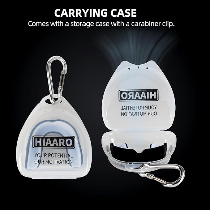 6 Pack Sports Mouthguard, Kids & Youth Mouth Guard with Case for Boxing, MMA, Hockey, Soccer, Basketball, Size M