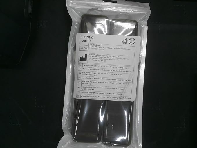 Lusofie 2 pcs tooth brush travel case Transparent Black travel toothbrush case 7.87 x 1.85 x 1.18 Inches