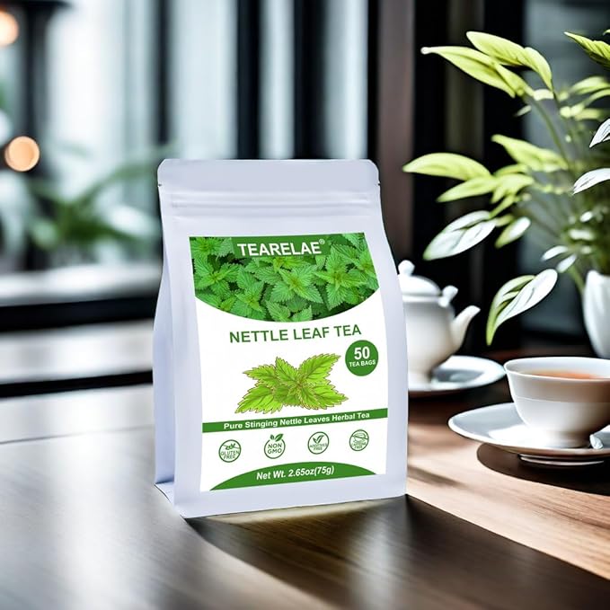 TEARELAE - Nettle Leaf Tea - 1.5g x 50 Counts - Premium Stinging Nettle Tea Bags - Non-GMO - Caffeine-Free-StrideForce Fitness