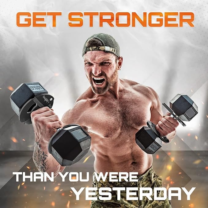 Yes4All Fractional Weight Plates Set, Available In Steel And Rubber, Set of 2/4/6 Plates in 1.25LB, 2.5LB, or 5LB Sizes, Micro Change Plates for Dumbbell and Olympic Barbell Weightlifting-StrideForce Fitness