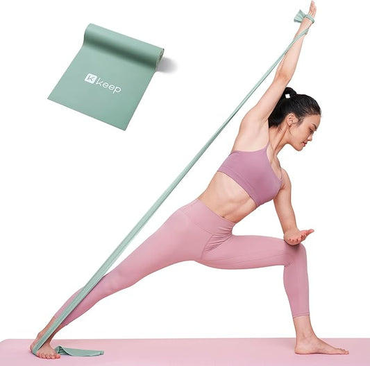 KEEP Resistance Bands for Working Out, Exercise Bands for Legs and Booty, Natural Latex Workout Bands for Women and Men, Stretch Bands for Exercise, Physical Therapy, Fitness, Pilates-StrideForce Fitness