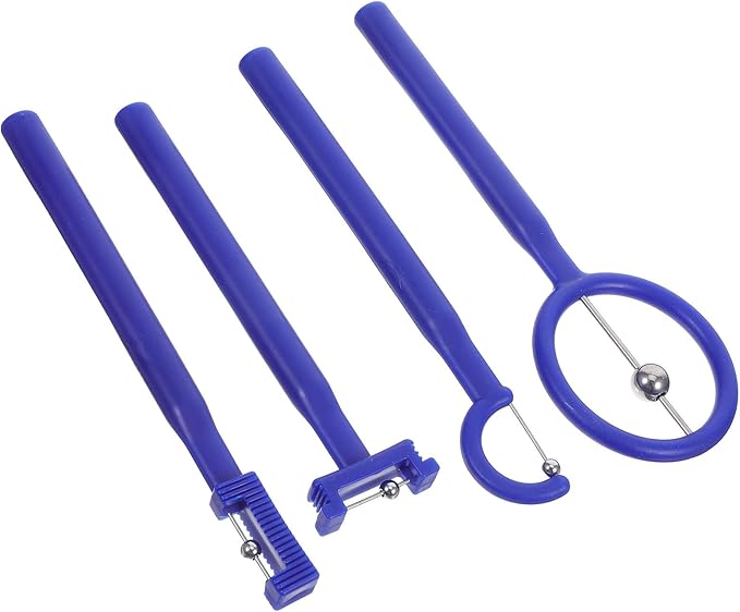 Ngue Muscle Training Tool 4pcs Tongue Tip Trainer for Boys and Girls Oral Stimulation Kit Speech Therapy Tool Portable