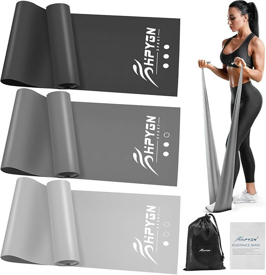 Resistance Bands, Exercise Bands, Physical Therapy Bands for Strength Training, Yoga, Pilates, Stretch Elastic Band with Different Strengths, Workout Bands for Home Gym-StrideForce Fitness