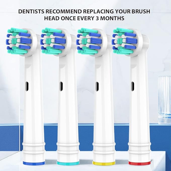 Replacement Toothbrush Heads for Oral B Braun(Individually Packaged),16 Pack Professional Electric Toothbrush Heads Compatible with Oral B 7000/Pro 1000/9600/ 5000/3000/8000 (16 Count)