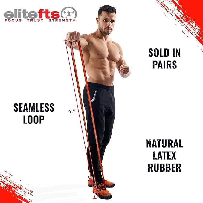 EliteFTS Pro Resistance Band - Boost Core Stability and Flexibility with This Portable, Joint-Friendly Tool-StrideForce Fitness