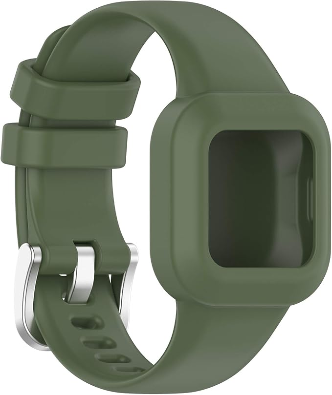 REYDA Silicone Band Compatible for Garmin Vivofit jr.3, Soft Flexible Breathable Silicone Watch Band Sport Wristband Metal Buckle Bracelet Replacement Band for Garmin Vivofit jr.3 Fitness Tracker