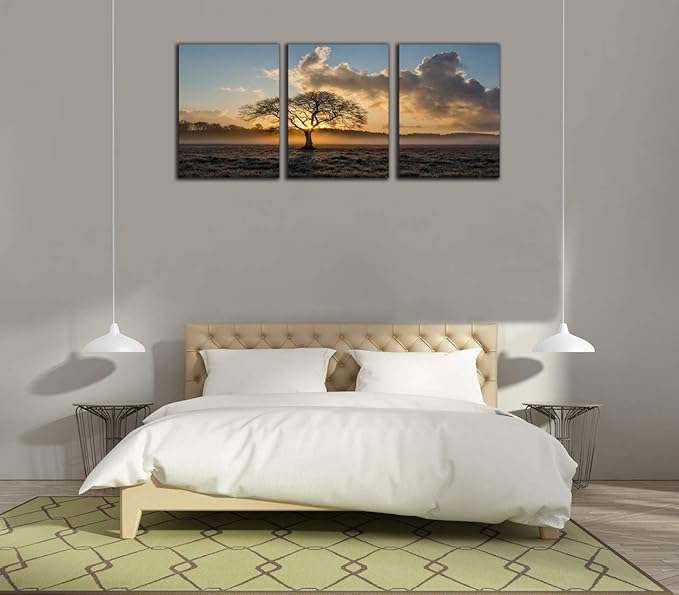 Yetaryy Inspirational Wall Art Tree of Life landscape Motivational Canvas Painting Modern Inspiring Entrepreneur Quotes Posters and Prints Artwork Inspiration Motivation Office Home Decorations-StrideForce Fitness