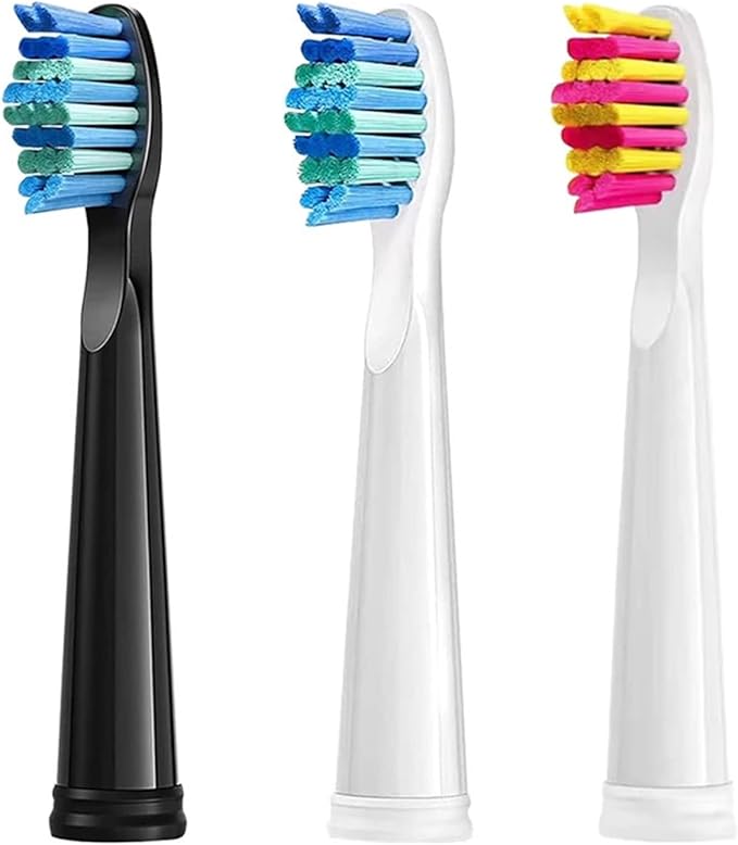 Replacement Electric Toothbrush Head Bristle Brush Refill,Compatible for Fairywill FW-D1/FW-D3/FW-D7(20 PCS WT)