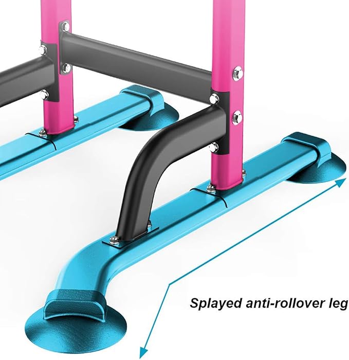 SogesHome Power Tower Pull Up Bar and Dip Station Adjustable Height Dip Stand Multi-Functional Strength Training Fitness Workout Station-StrideForce Fitness