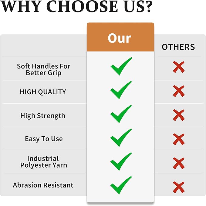 Stretching Strap Yoga Strap, 10 Loops Non-Elastic Stretch Bands Helps Women and Men Improve Flexibility for Home Workout, Physical Therapy, Pilates, Exercise, Dance, Comes with Door Anchor-StrideForce Fitness