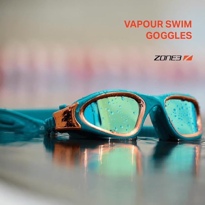 ZONE3 Vapor OWS Goggles - Teal Cream Copper-StrideForce Fitness