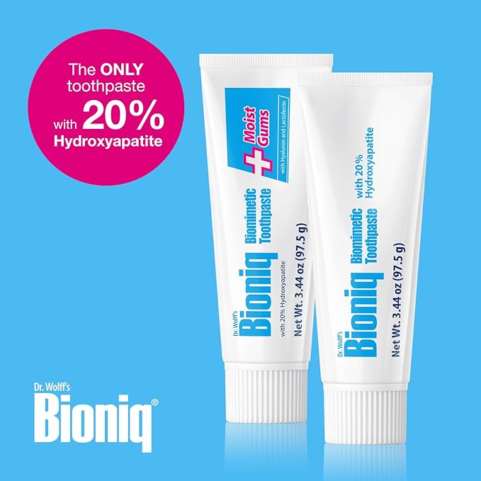 Bioniq Plus Biomimetic Toothpaste with 20 Percent Hydroxyapatite for Teeth and Gums I Clinically Tested I 3.44 Oz