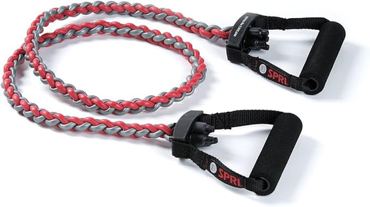 SPRI Braided Xertube Resistance Bands – Premium Exercise Band for Men & Women – Workout Equipment for Home Gym Fitness Training – Comfort Grip for Strength, Weights, and Resistance-StrideForce Fitness