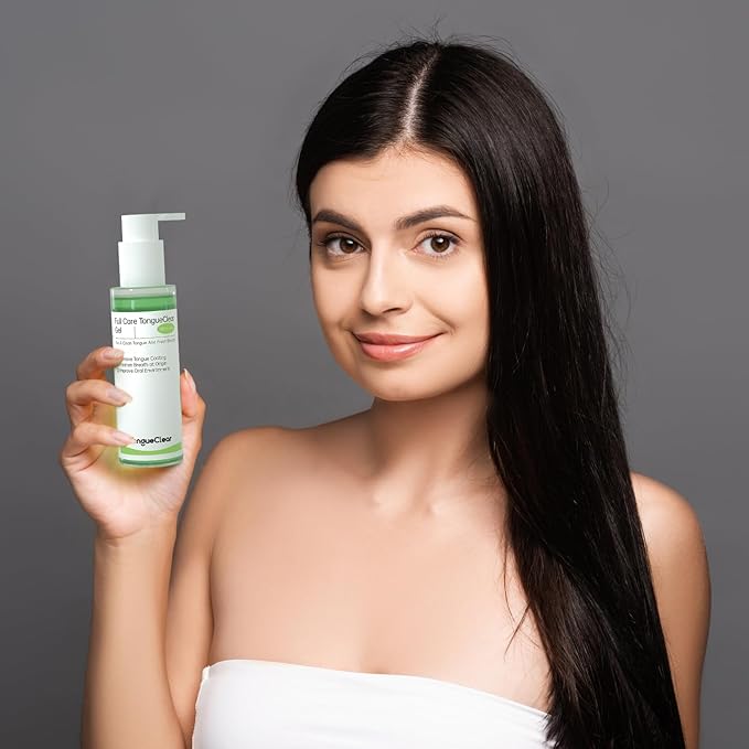 Tongue Cleaner Gel - Fresh Mint Tongue Cleaning Paste for Bad Breath & Halitosis | 2 Pack