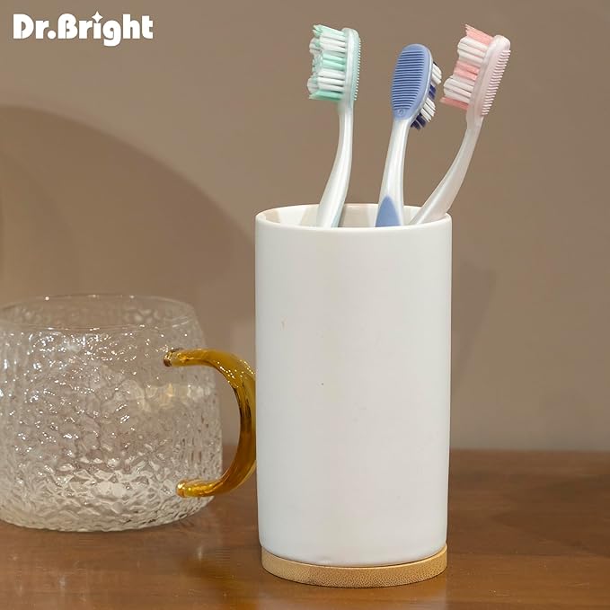 Medium Toothbrushes for Adults | Medium Bristles Toothbrush with Tongue Scraper & Ergonomic Handle, Travel Toothbrushes BPA-Free, Adult Toothbrush Pack, Assorted Colors, Pack of 6