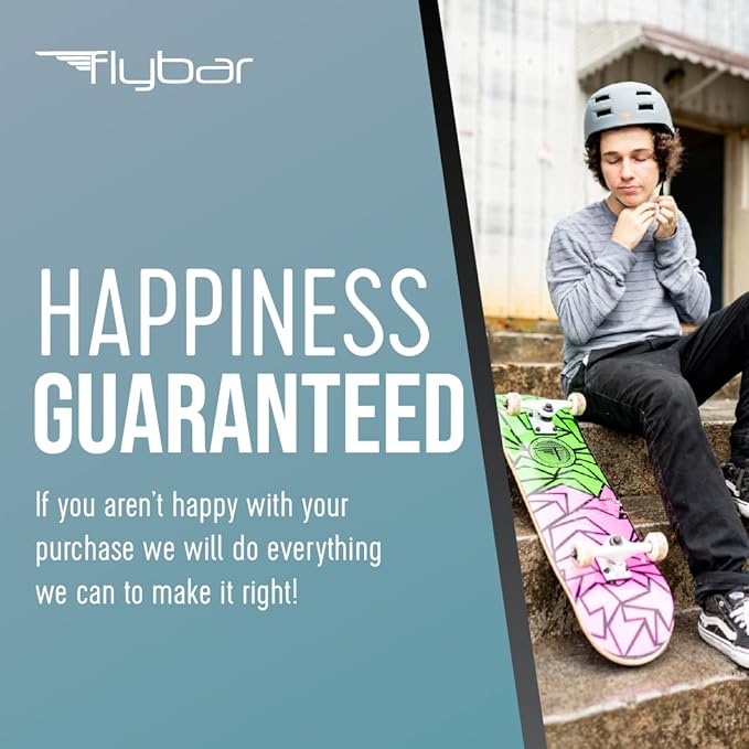 Flybar Bike Helmet- Multi Sport Dual Certified Adjustable Dial, Lightweight Skateboard Helmet, Roller Skating, Pogo, Electric Scooter, Snowboard, Boys and Girls Kids- Adults Helmets-StrideForce Fitness