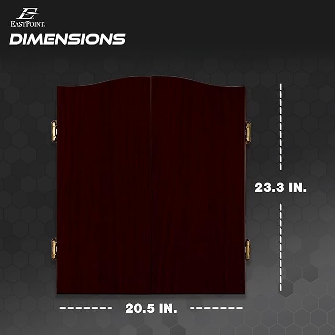 EastPoint Sports Bristle Dartboard and Cabinet Sets- Features Easy Assembly - Complete with All Accessories-StrideForce Fitness