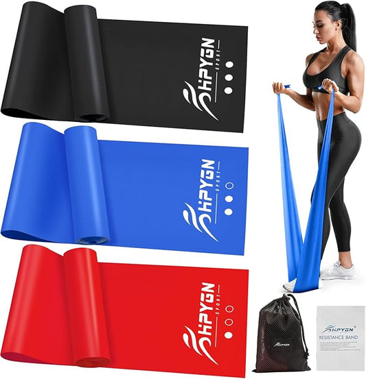 Resistance Bands, Exercise Bands, Physical Therapy Bands for Strength Training, Yoga, Pilates, Stretch Elastic Band with Different Strengths, Workout Bands for Home Gym-StrideForce Fitness