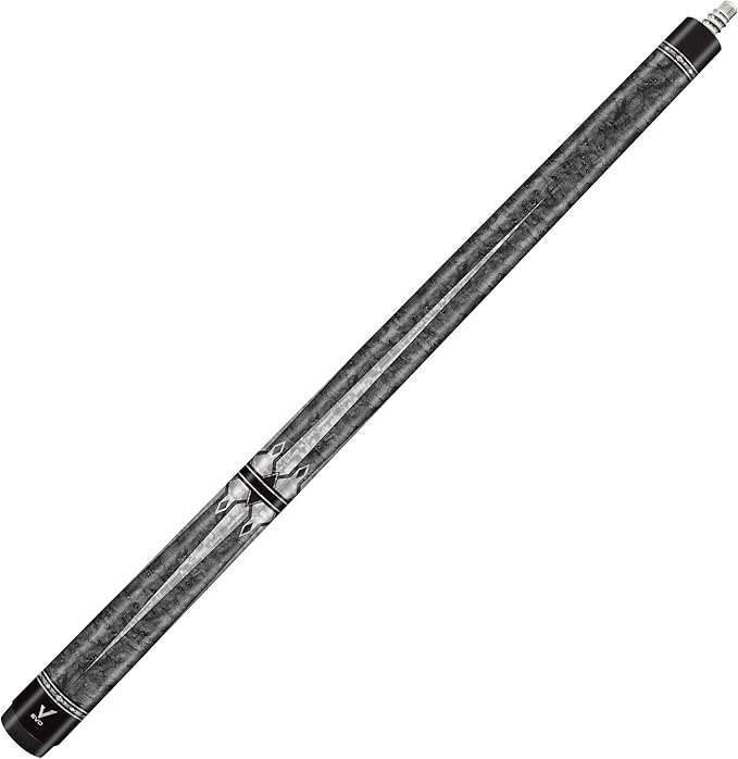 EVO Pegasus Jump Cue Stick, 29” Glassfiber Hybrid pro Taper mini 3/8-8 Joint, Tip Brown Bakelite, 13.9mm, Carbon Composite Cue Butt, 3 Pieces-StrideForce Fitness