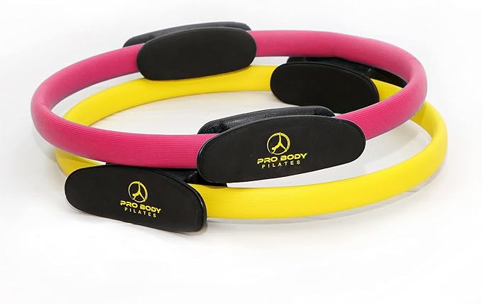ProBody Pilates Fitness Circle – 14 Inch Pilates Ring for Focusing on Toning Inner Thighs, Arms, and Core-StrideForce Fitness