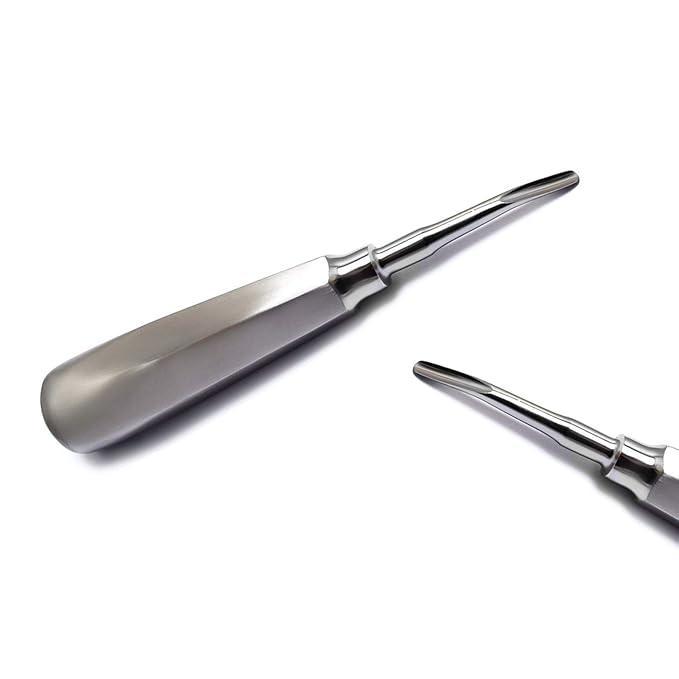 MEDSPO Professional Dental Instruments Osteotome Periotome Luxating Elevator Implant | Orthodontic PDL Teeth | Surgical Root Extraction Spreading (Luxation Elevator set of 6)