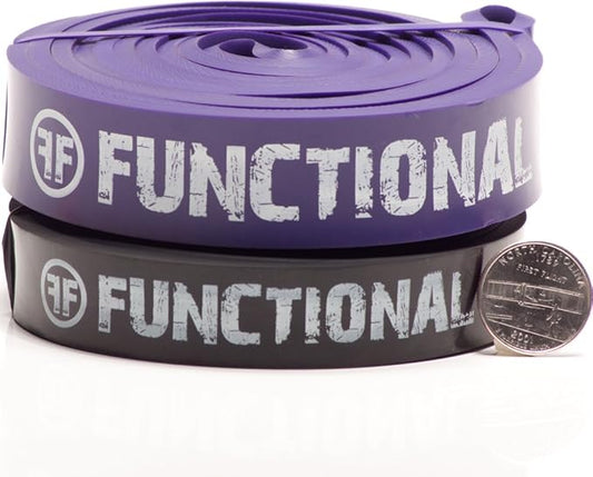 Pull Up Assist Bands Set by Functional Fitness. Heavy Duty Resistance and Assistance Training Band-StrideForce Fitness