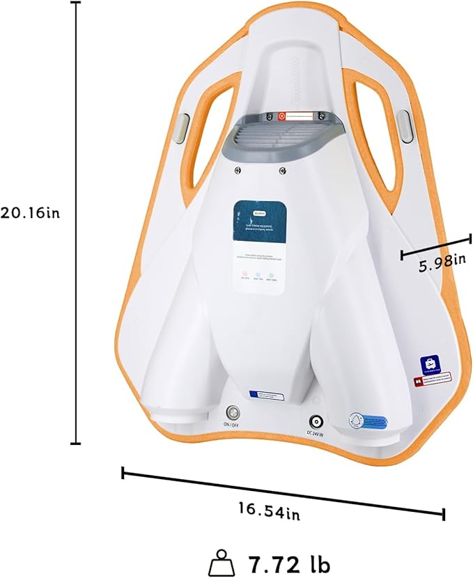 Electric Swimming Kickboard for Kids – 2-in-1 Water Jet & Propeller, Water Scooter Float Board for Swim Training, 6.1kgf Thrust, 24V/4.6Ah Battery, 45 Min Runtime, Load 198 lbs, Summer Pool Toy-StrideForce Fitness