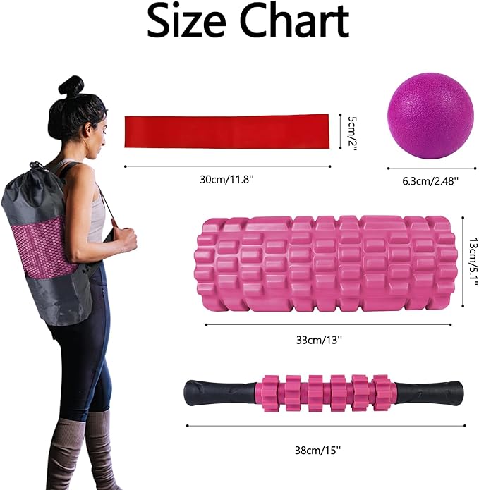 5 in 1 Foam Roller Set Trigger Point