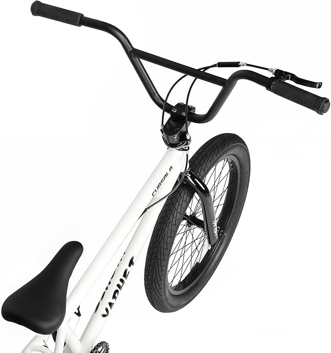 Freestyle BMX Bike, 20 Inch Yaphet Bicycle for Teen Beginner and Adult Riders, Bike with Hi-Ten Steel Frame, Multiple Colors-StrideForce Fitness