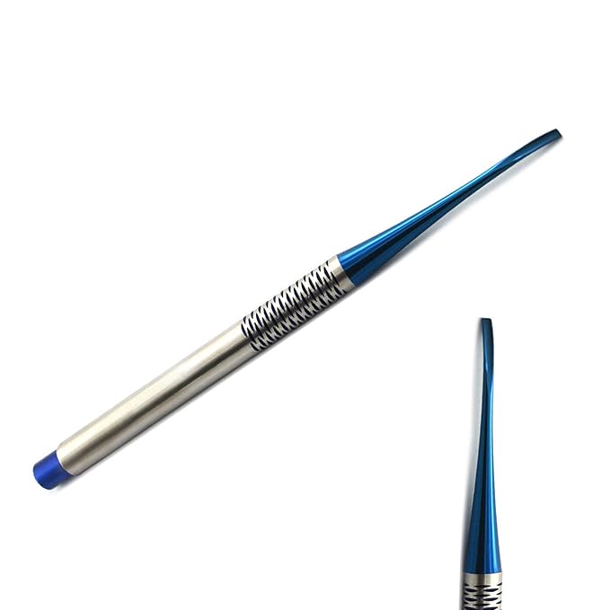 MEDSPO Professional Dental Instruments Osteotome Periotome Luxating Elevator Implant | Orthodontic PDL Teeth | Surgical Root Extraction Spreading (PDL Elevator Set Of 7)