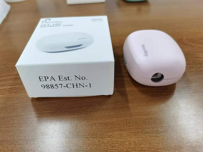 NewWay Mini Toothbrush Cover Rechargeable Travel Toothbrush Case with Holder for Houshold and Traving or Business Trip Pink
