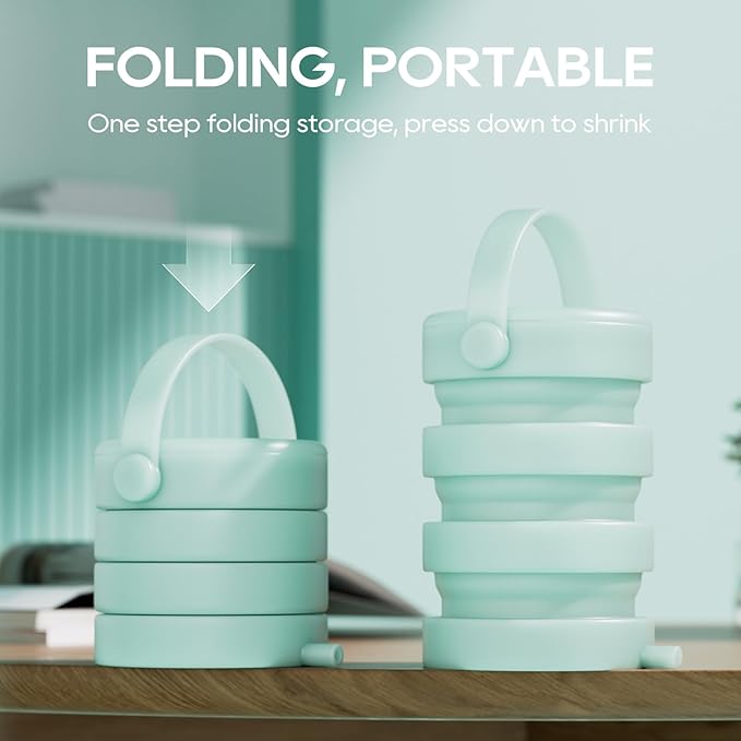 Silicone Collapsible Enema Bucket Kit, 1.2 Quart Enema Buckt, 5.3ft Enama Hose, 5 Enima Tips, Coffee enemas for Colon Cleanse Men and Women-StrideForce Fitness