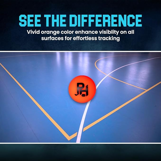 Premier Sports - 12-Pack All-Weather Street Hockey Balls – Durable, Low-Bounce, High-Visibility Balls with Reusable Storage Bag – Premier Regulation Size-StrideForce Fitness