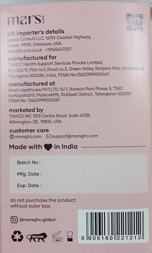 Mars BurnIt Capsules (Pack of 3)-StrideForce Fitness